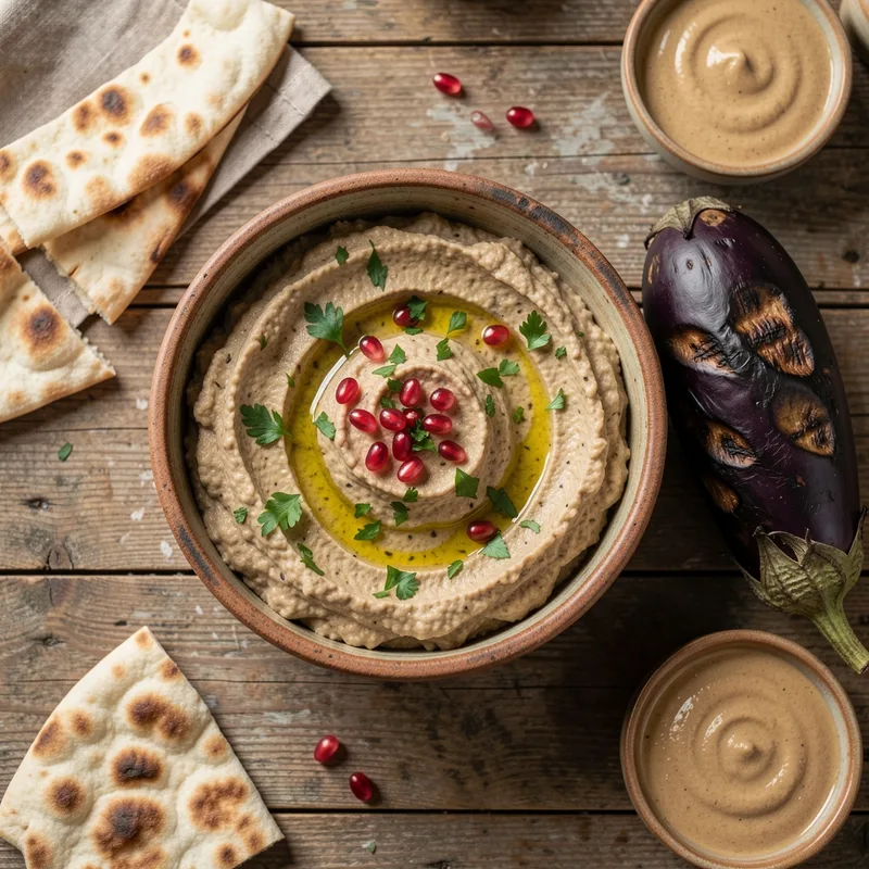 Baba ganoush : la recette du caviar d'aubergine fumé