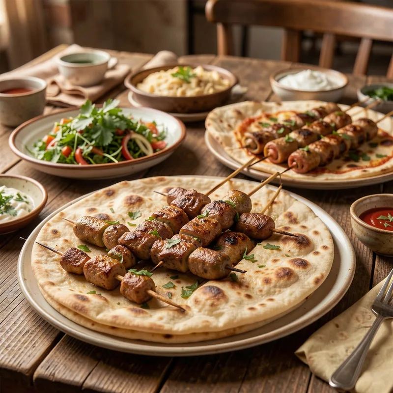 Durum kebab maison : de la galette au roulé
